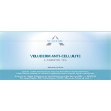 Veluderm L-carnitine anti-cellulute solution